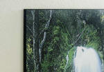 Flat frame used on a waterfalls scene